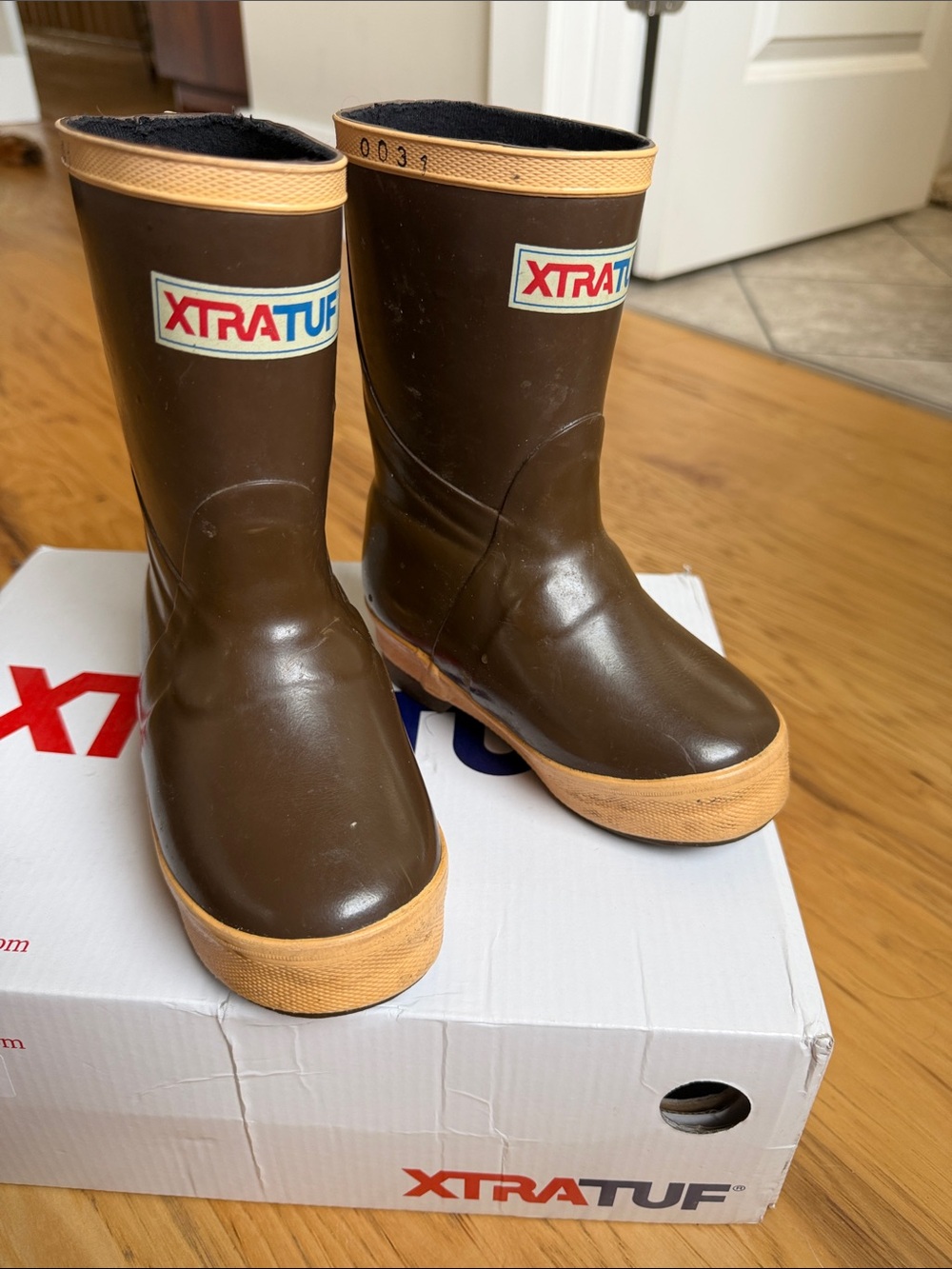 Kids XtraTuf insulated Waterproof Rain Boots size C7